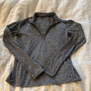 Nike Women's Small Gray Dri-Fit Quarter Zip